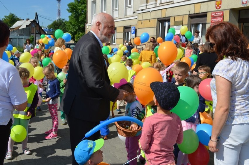 Dzień Dziecka w starostwie z przedszkolakami