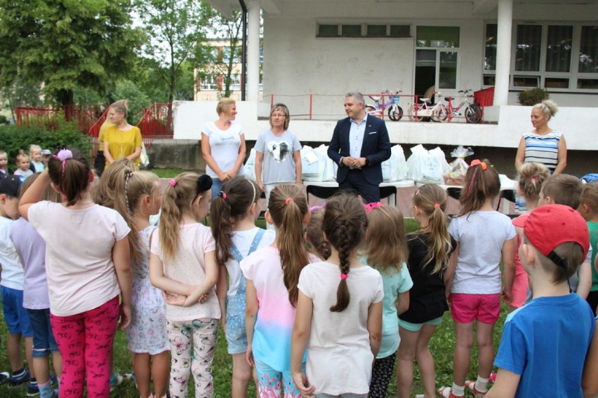 Finał "Rowerowego Maja" w Przedszkolu nr 14 w Dąbrowie...