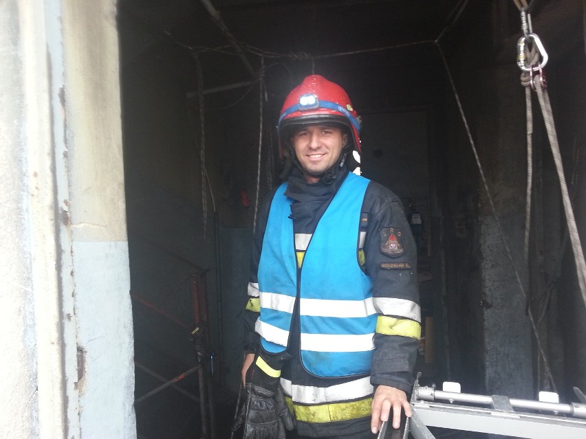 Mateusz Kaczmarek jest od 3 lat strażakiem Państwowej Straży...