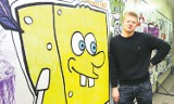 Szczecin: Kilkudziesięciu studentów malowało wielki obraz