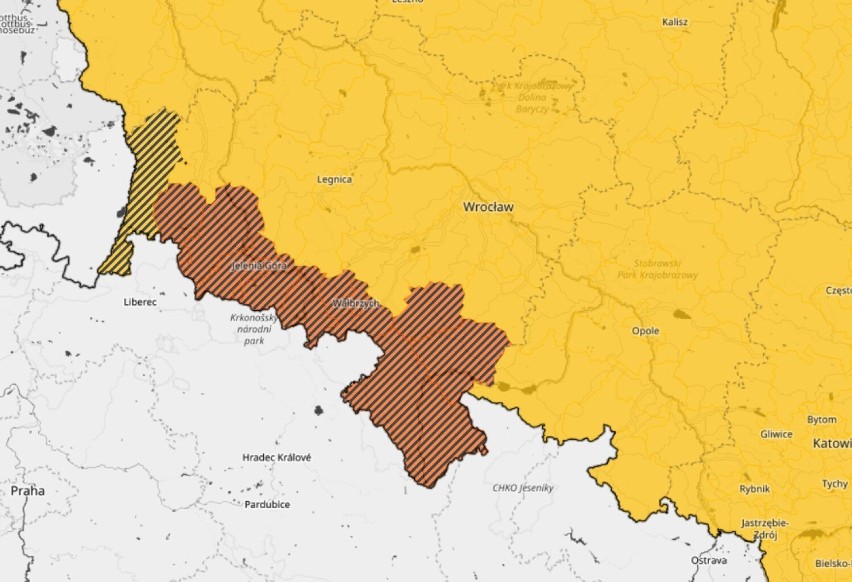 Ostrzeżenia dla Dolnego Śląska przed wichurą i marznącymi...