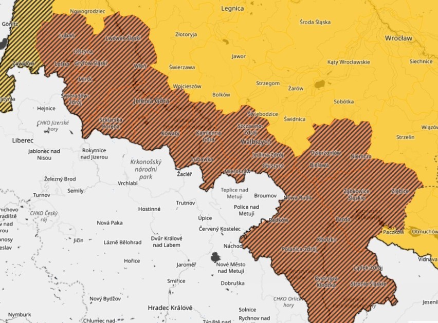 Ostrzeżenia dla Dolnego Śląska przed wichurą i marznącymi...