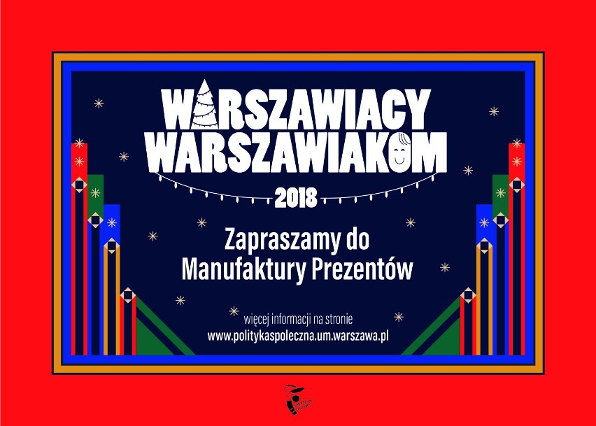 Manufaktura Prezentów 2018 - mieszkańcy Warszawy przygotują...