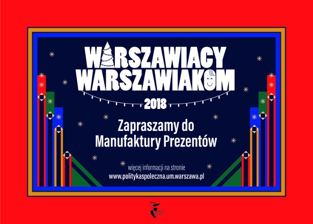 Manufaktura Prezentów 2018 - mieszkańcy Warszawy przygotują prawie 4 tysiące świątecznych prezentów