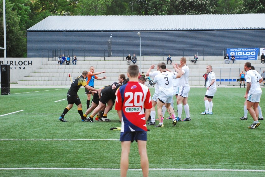 Mecz rugby na Burloch Arenie