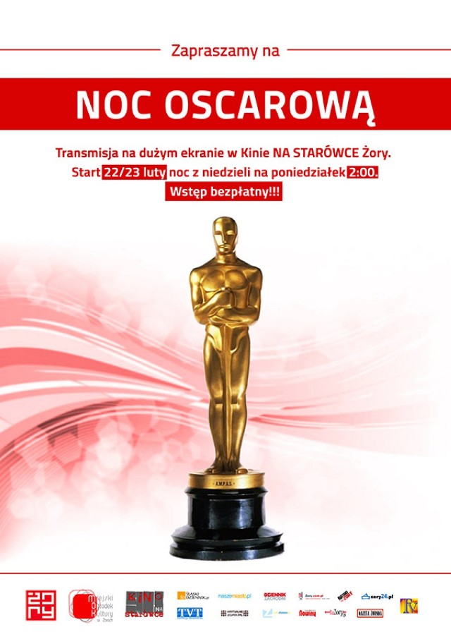 Oscarowa noc kino Żory: Transmisja ceremonii rozdania Oscarów