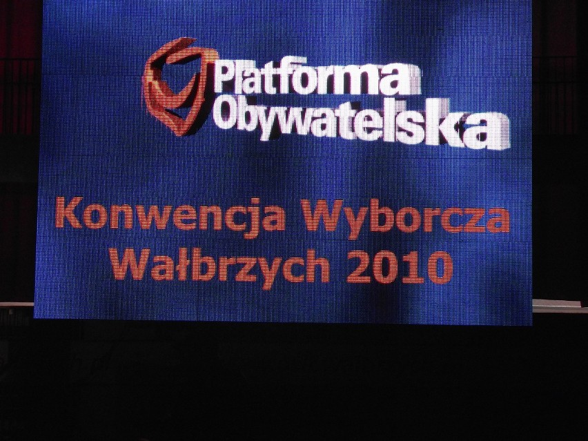 Wałbrzych: Konwencja Wyborcza Platformy Obywatelskiej