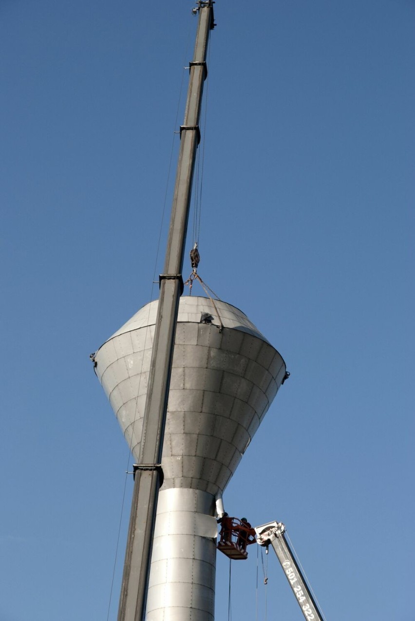 Wieża ciśnień znikła z krajobrazu okolic Chrzypska Wielkiego