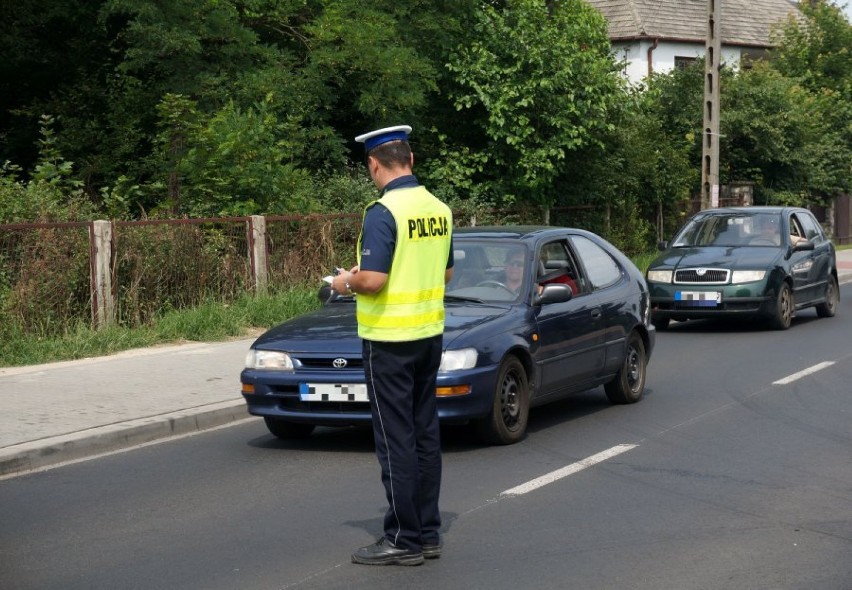 Policja w Myszkowie kontrolowała kierowców