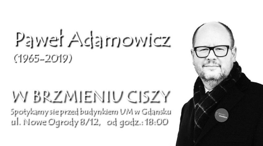 Gdańszczanie chcą uczcić zmarłego prezydenta. Spotkania w hołdzie Pawłowi Adamowiczowi