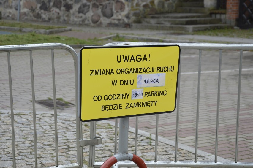 Zamknięty parking w Sztumie