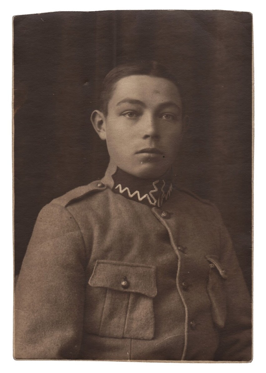 Franciszek Sadowski w mundurze legionisty, ok. 1918 r.