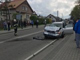 Wypadek we Władysławowie na ul. Gdańskiej (3.05.2018). Trzy samochody wjechały w siebie na wjeździe do miasta | ZDJĘCIA