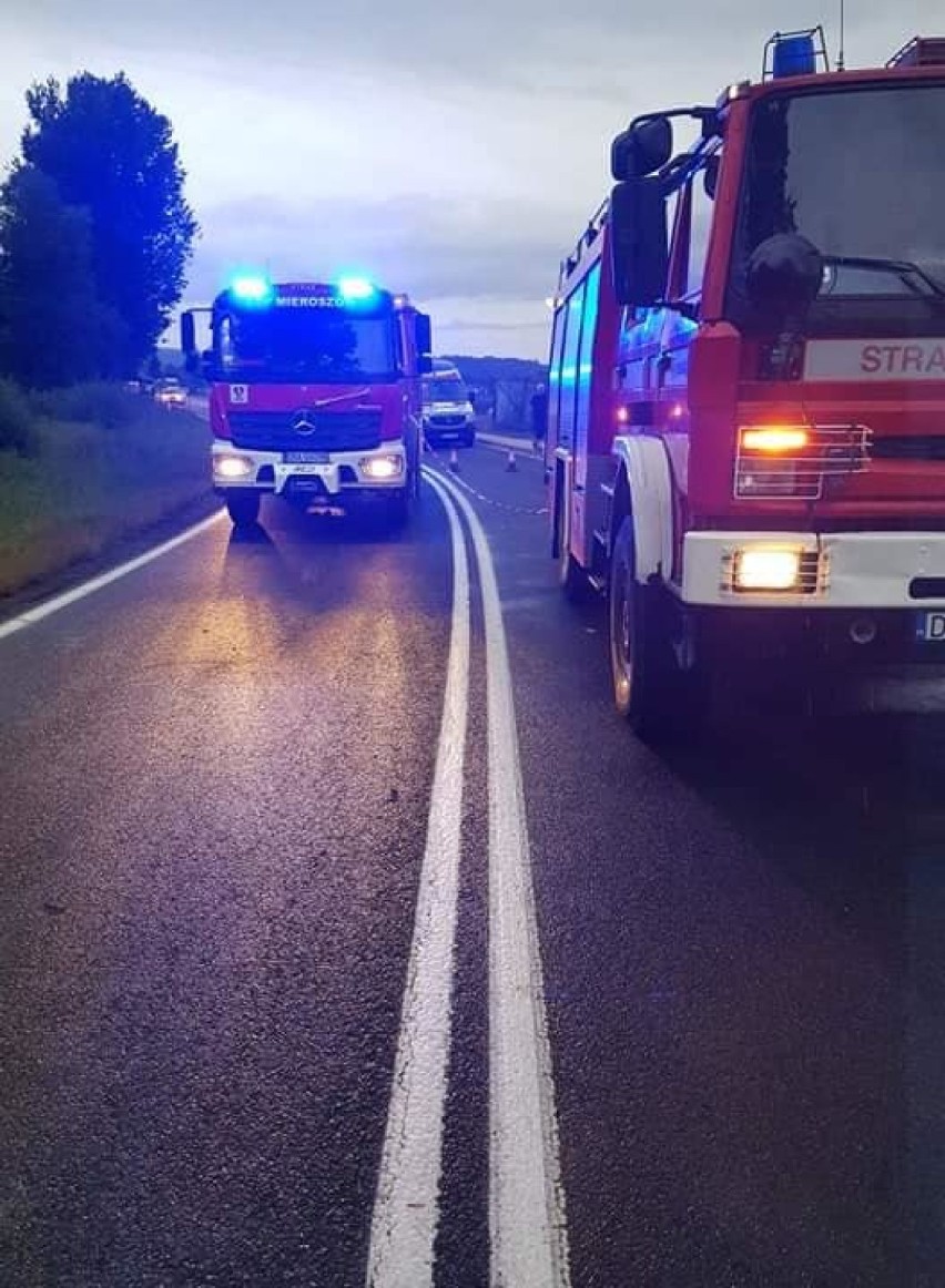 Czołowe zderzenie samochodów w Golińsku. Na szczęście...