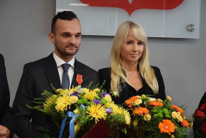 Bartosz Zmarzlik i Sandra Grochowska