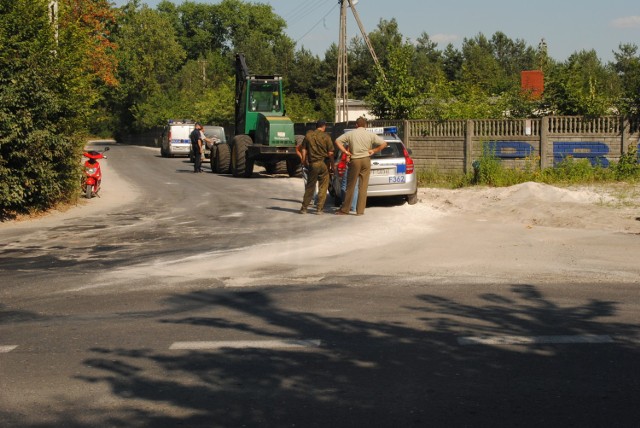 Wypadek w Smardzewicach. Ranna 52-letnia motorowerzystka