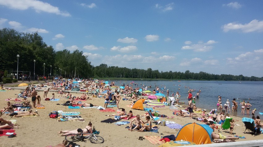 Pogoria 3: tłumy Zagłębiaków na plaży ZDJĘCIA