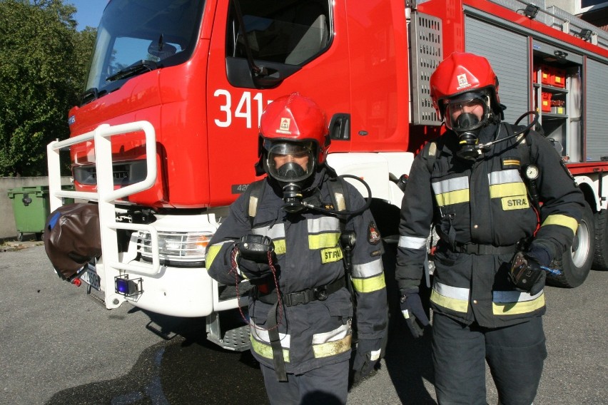 Strażacy przerwali ćwiczenia w Nowym Sączu i ruszyli gasić prawdziwy pożar w Rożnowie