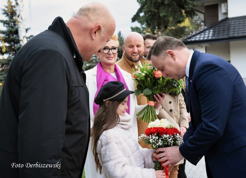 Prezydent Andrzej Duda odwiedził Lesieniów w Czajkowie
