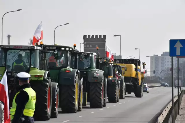 Drugi protest rolniczy w Malborku odbył się 20 marca br. Uczestnicy jeździli powoli po drogach krajowych i wzięli udział w marszu z symboliczną trumną pod Starostwo Powiatowe.