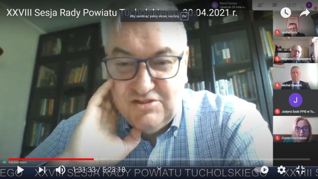 Jarosław Katulski, prezes szpitala w Tucholi