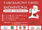 II Otwarty Mikołajkowy Turniej Badmintona w Smólniku