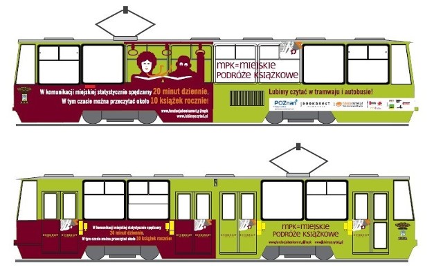 Na ulice Poznania wyjadą specjalne tramwaje zachęcające do czytania