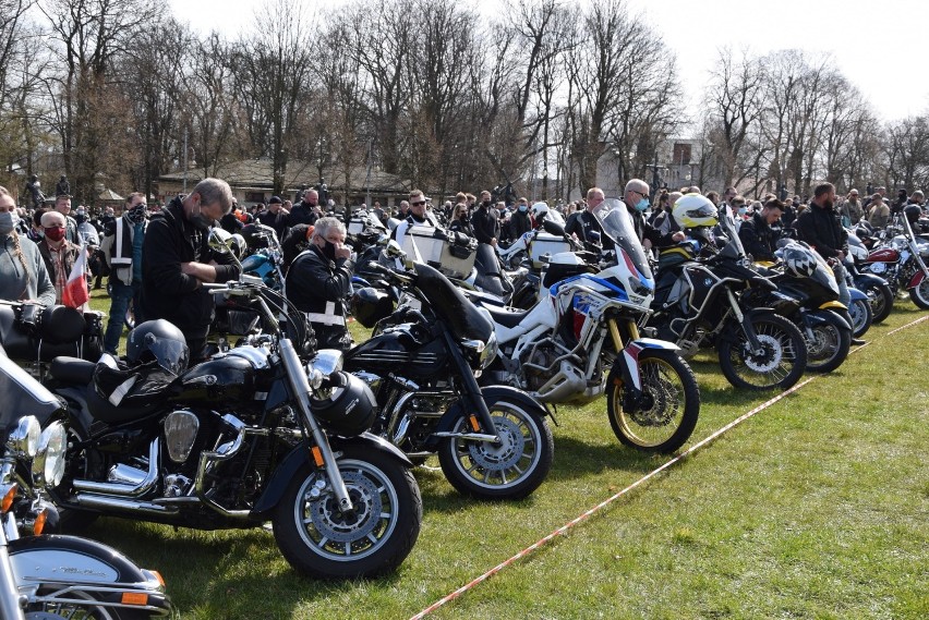 Pielgrzymka motocyklistów na Jasną Górę, 11 kwietnia 2021...