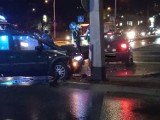 Poważny wypadek na alei Podwale w Wałbrzychu. Komentarz policji - zdjęcia