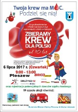 Twoja krew ma moc! Podziel się nią. Już jutro w Pleszew będzie można znów oddać krew