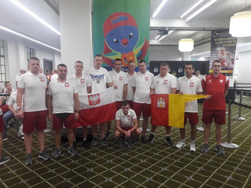 Polska, z koszykarzami z Włocławka w składzie, tuż za podium na Igrzyskach Światowych INAS Global Games w Brisbane Australia 2019 [zdjęcia]