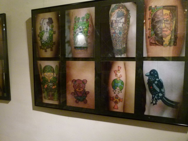 Mini wystawę tatuaży Artura "Gepasa" Gierlicha można podziwiać na wystawie "Taki sobie duet" u hr. Ostrowskiego