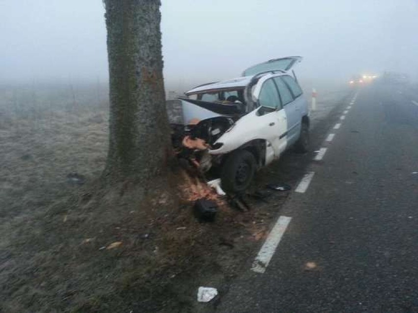 Wypadek w Kiertynach Małych. Zginął 43-letni kierowca