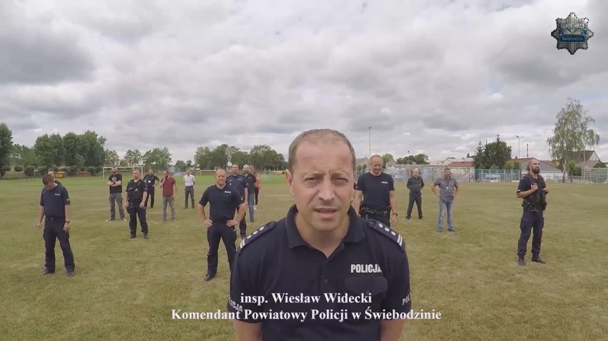 Świebodzińscy policjanci w akcji #GaszynChallenge