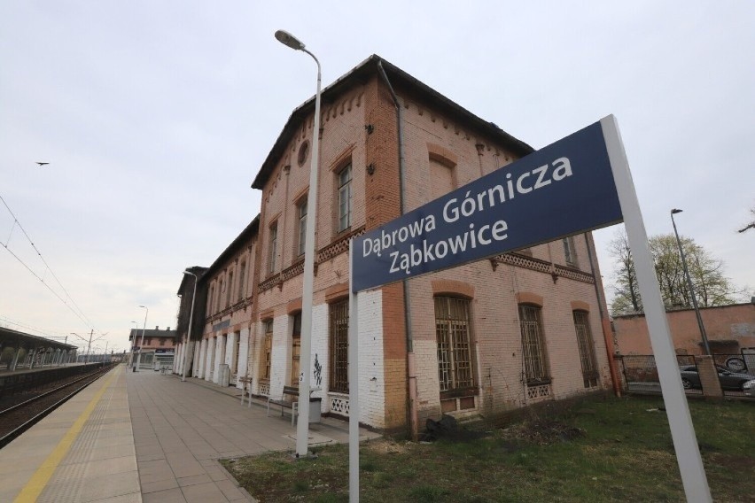 Dworzec kolejowy w Dąbrowie Górniczej - Ząbkowicach...