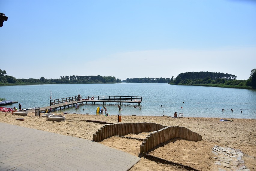 Kąpielisko "Laskowo" na jeziorze Łopienno Południowe....