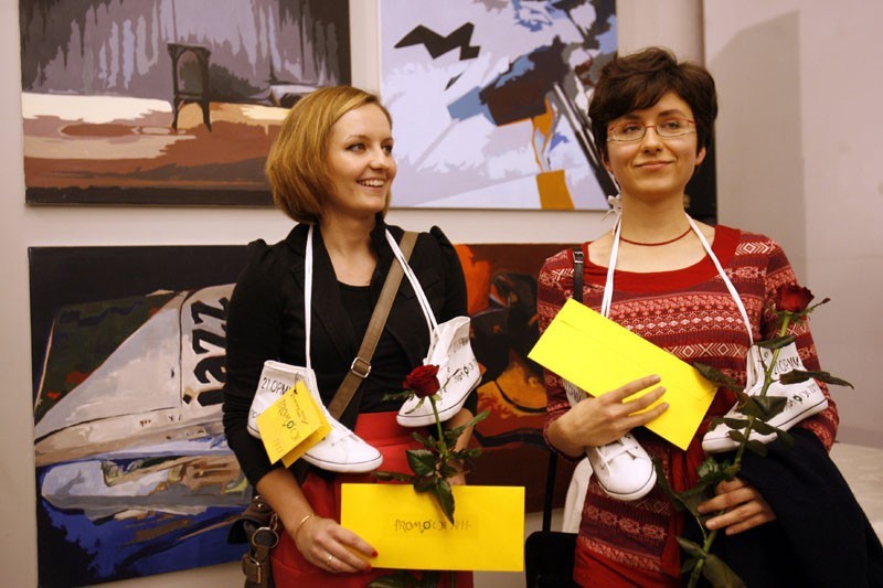 Katarzyna Bąkowska-Roszkowska i  Magdalena Laskowska
