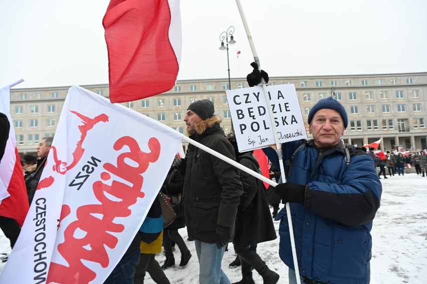 11 stycznia w stolicy odbył się Protest Wolnych Polaków