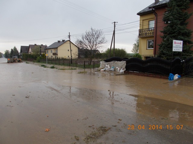Powódź w kwietniu 2014 w Suchej