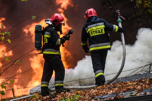 Żalin. 70-letni mężczyzna zginął w płomieniach