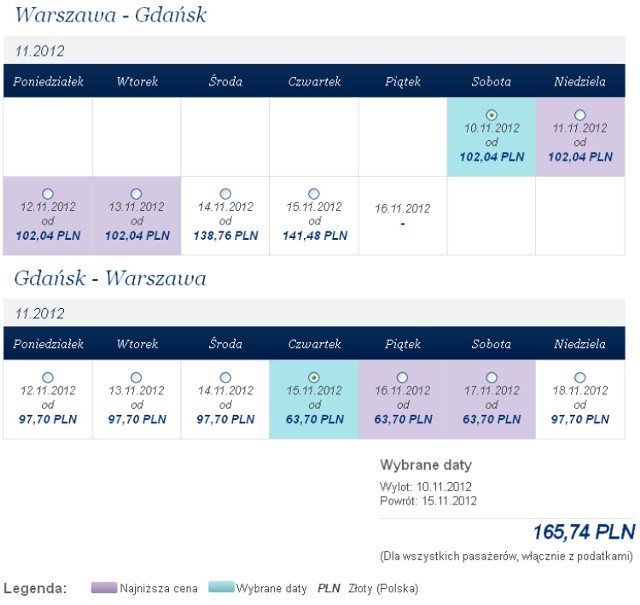 W lipcu będzie można polecieć z Gdańska do Warszawy już za 63,70 ...