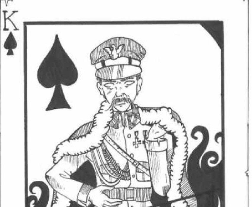 Oleśniczanka zaprojektowała karty do gry z Piłsudskim      