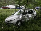 Dwie osoby ranne w wypadku na ul. Korkowej w Warszawie