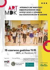 ART MDK. Integracyjne warsztaty międzykulturowe i występ dzieci z Ośrodka Dla Cudzoziemców w Łukowie 