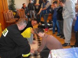Darłowo. Spotkanie strażaków z młodzieżą ze szkółki wędkarskiej