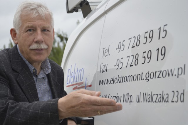 Tomasz Grams kieruje firmą Elektromont, która od lat 50. ma siedzibę przy ul. Walczaka.