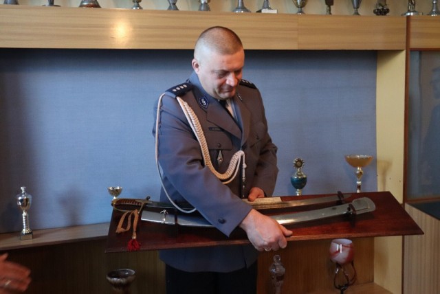 Andrzej Moroz komendantem Komisariatu Policji w Miastku został w 2021 roku. Teraz odchodzi na emeryturę
