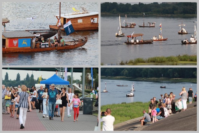 Festiwal Wisły 2022 we Włocławku - parada łodzi na Wiśle, piątek, 12 sierpnia 2022 roku.