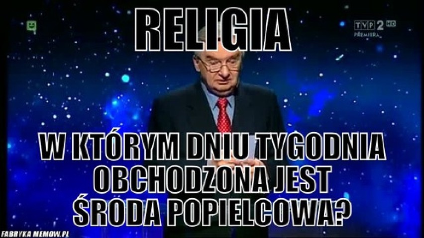 Najzabawaniejsze memy o Środzie Popielcowej