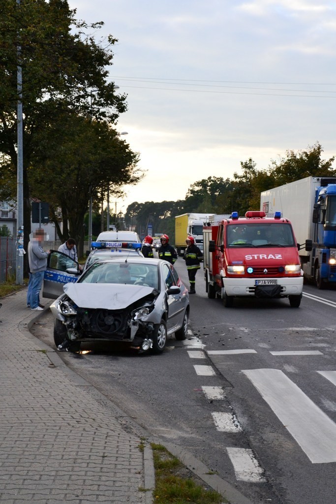 Wypadek w Witaszycach: Zderzyły się dwa samochody